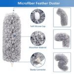 Microfiber Duster with Extension Pole | 11ft Ceiling Fan & Roof Cleaner | Must-Have Tool - Image 4