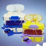 Rock-Themed Kids Water Bottle - BPA-Free Sippy Cup with Rope & Straw