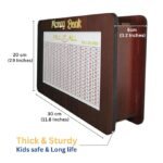 Wooden Money Bank - ₹100,000 Savings Goal Tracker for Kids & Adults - Image 2