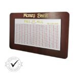 Wooden Money Bank - ₹100,000 Savings Goal Tracker for Kids & Adults - Image 7