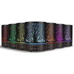 Colorful Aroma Diffuser - 300ml Ultrasonic  Essential Oils | Gold Color Only