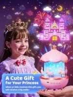 Rotating Star Projector Lamp - Remote Control | 3 level mode with music - Image 6