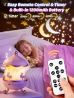 Rotating Star Projector Lamp - Remote Control | 3 level mode with music - Image 3