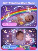 Rotating Star Projector Lamp - Remote Control | 3 level mode with music - Image 2