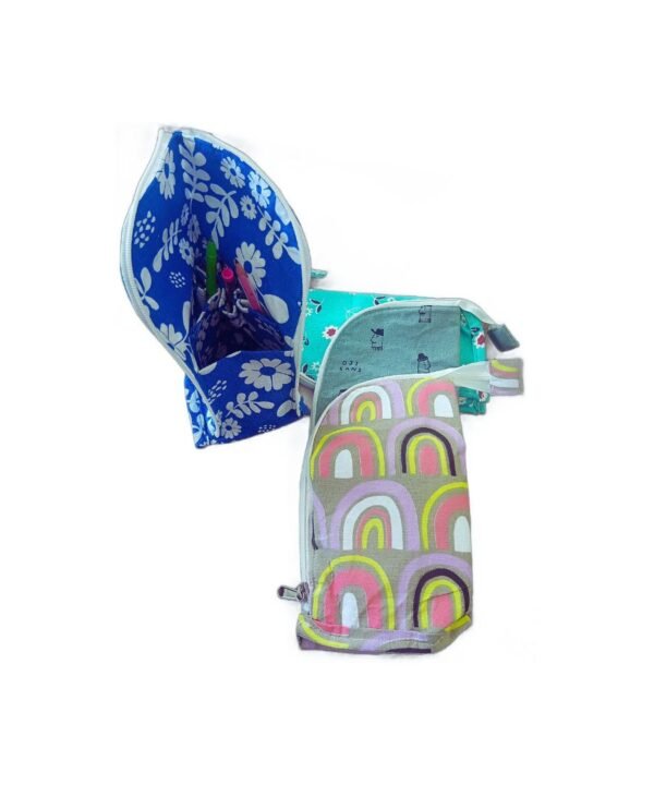 Large Capacity Pencil Pouch - Zipper Design with Mesh Compartment for School & Office Supplies | MySmartiee