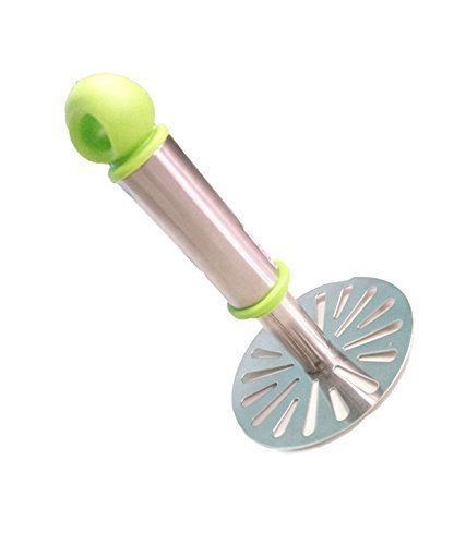 Stainless Steel Potato Crusher & Vegetable Smasher with Handle for Effortless Kitchen Use