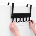 Metal Door Hanger, 7 Hook Over The Door Hook for Organizing Clothes & Accessories - Image 5