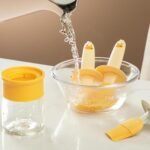 Duck Oil Dispenser, 200ml Plastic with Silicone Brush for Kitchen, Baking & BBQ - Image 3