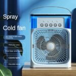 Mini Air Cooler Mist Fan | Portable USB Personal Cooler Humidifier with LED, Timer & 3 Speed Mode - Image 2