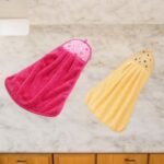 Kitchen Hanging Hand Towel - 300 GSM Cotton, Sport & Home Use