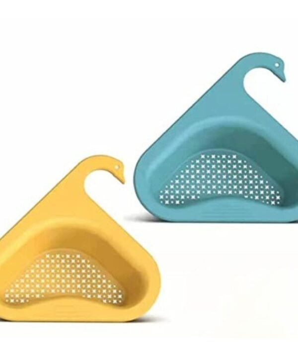 Swan Triangle Sink Drain Basket - Corner Strainer for Kitchen Sink Drainage