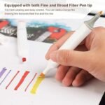 dual tip colour set of 18 - Image 2
