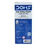 Doms CD-DVD/OHP Marker Pen - Blue - Image 3