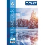 Doms 172 pages notebook fourline