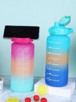 Motivational Water Bottle with Mobile Stand - 2L - Image 5