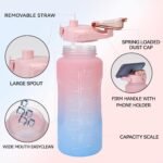 Motivational Water Bottle with Mobile Stand - 2L - Image 6
