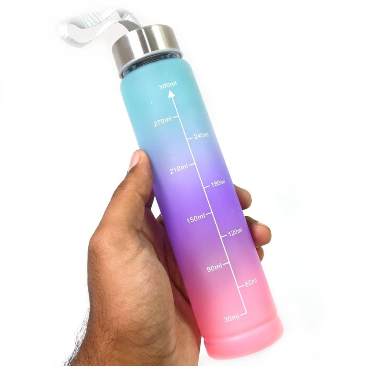 Motivational Water Bottle with Mobile Stand- 300ml - Image 4