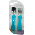 Stainless Steel Baby Spoon & Fork Set | BPA-Free, Food Grade PP, Ideal for 12+ Months Kids