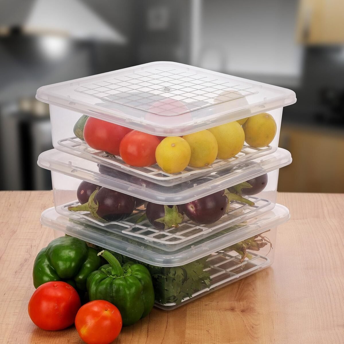 Square Fish Container (Pack of 3)  - Image 1