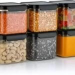 500ML Container (Black, Pack of 6)