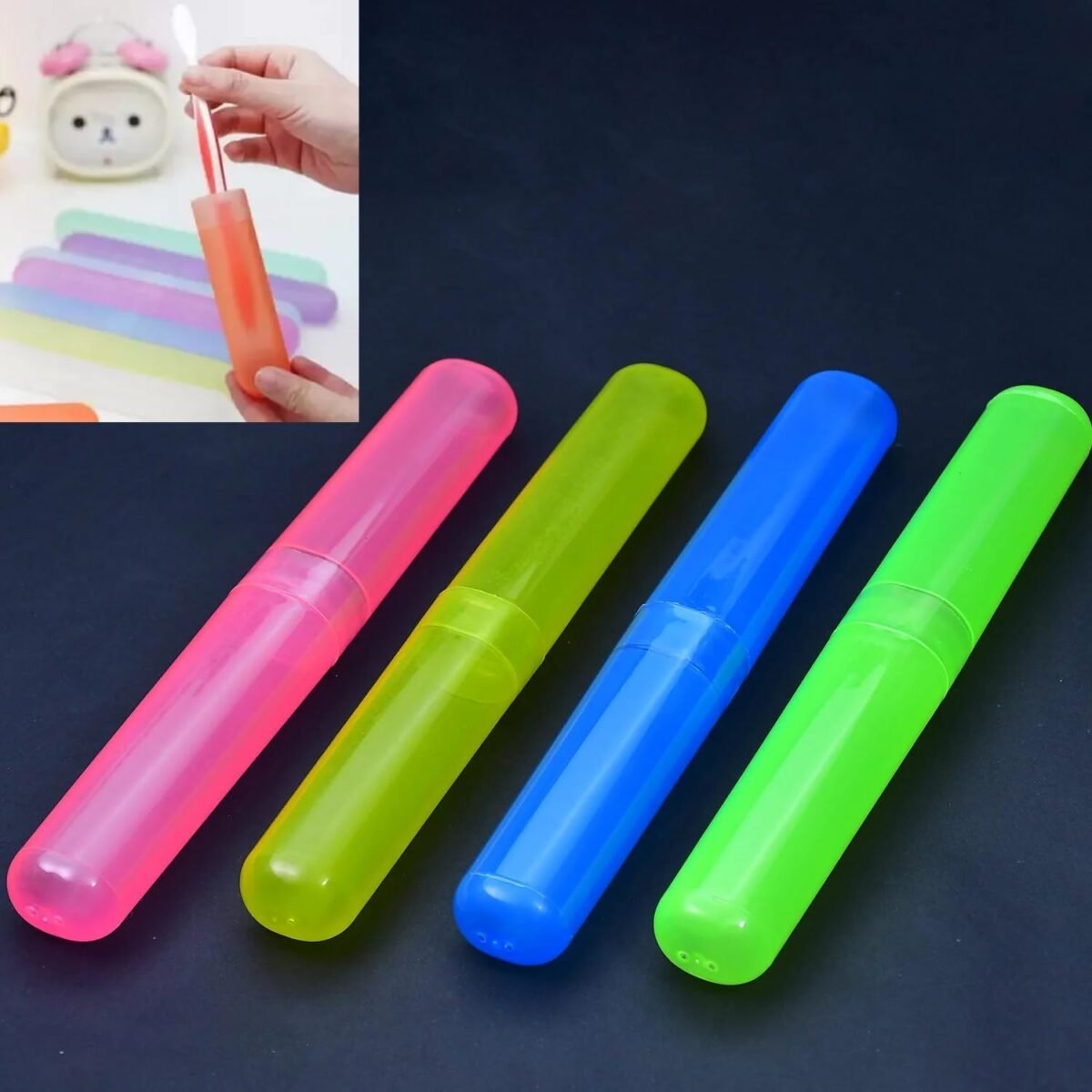 Pencil Toothbrush Holder (4 Pcs)  - Image 1