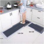 2 PCS  SQUARE KITCHEN MAT