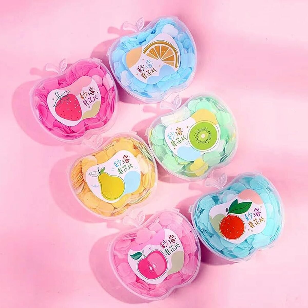 Apple shape paper soap - Image 1