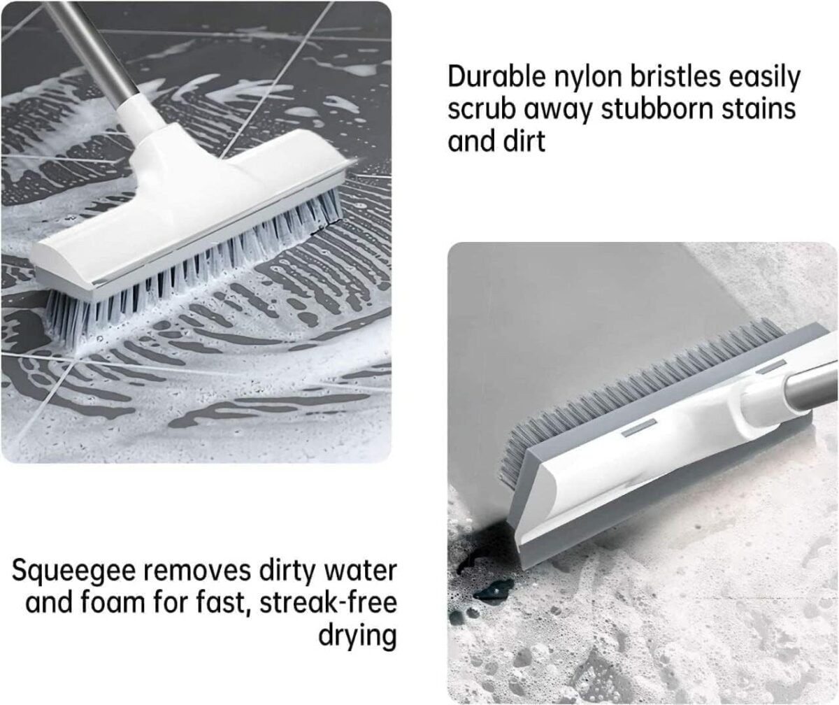 WHITE 2 IN
1 TILES CLEANING BRUSH - Image 1