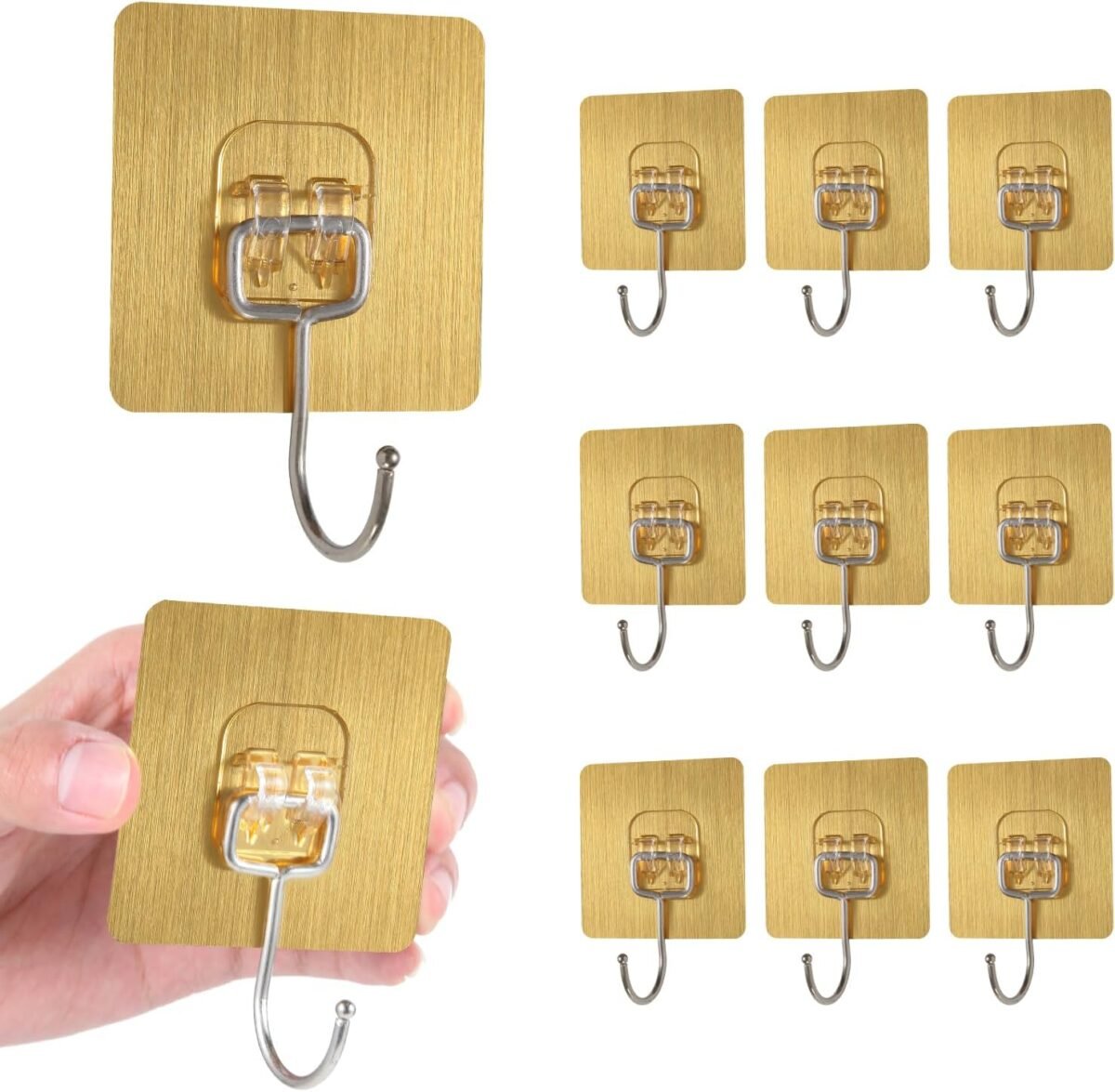 7
X 7 Golden Large Hook Sticker - Image 1
