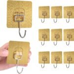 7  X 7 Golden Large Hook Sticker