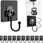 7 X 7 Black Large Hook