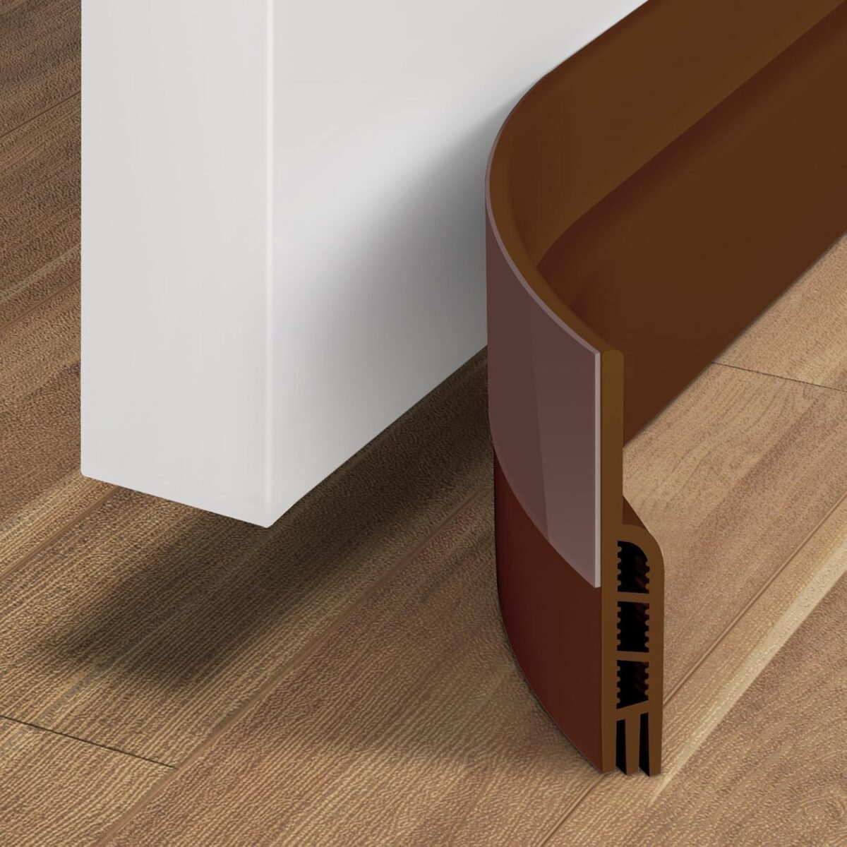 Door Draft Stopper Brown - Image 1