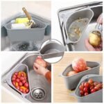 Kitchen storage washing basket