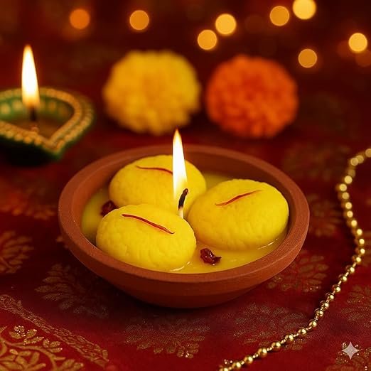 MS1119-S02 Rasmalai Wax Candle - Image 1
