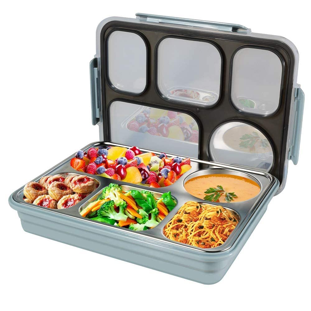SS Lunch box 5 compartment SS Lunch box 5 compartment - Image 1