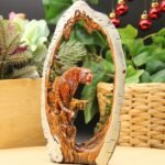 Tiger in Cave Resing Show Piece