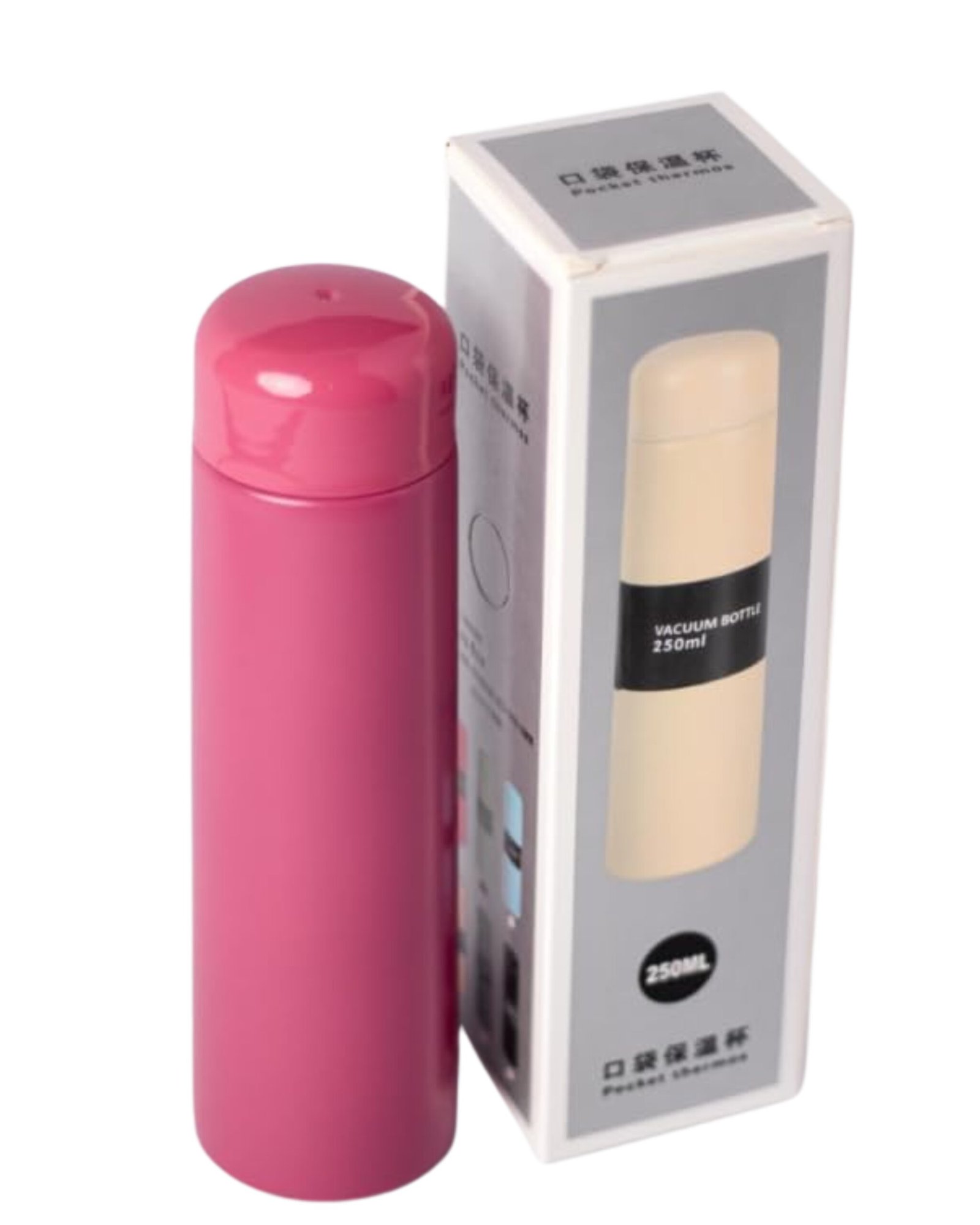 Untitled design (52).png| MySmartiee Mini Vaccum pocket thermos with plastic cap 150ml - Image 1