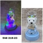 Love Teddy Lighting Showpiece